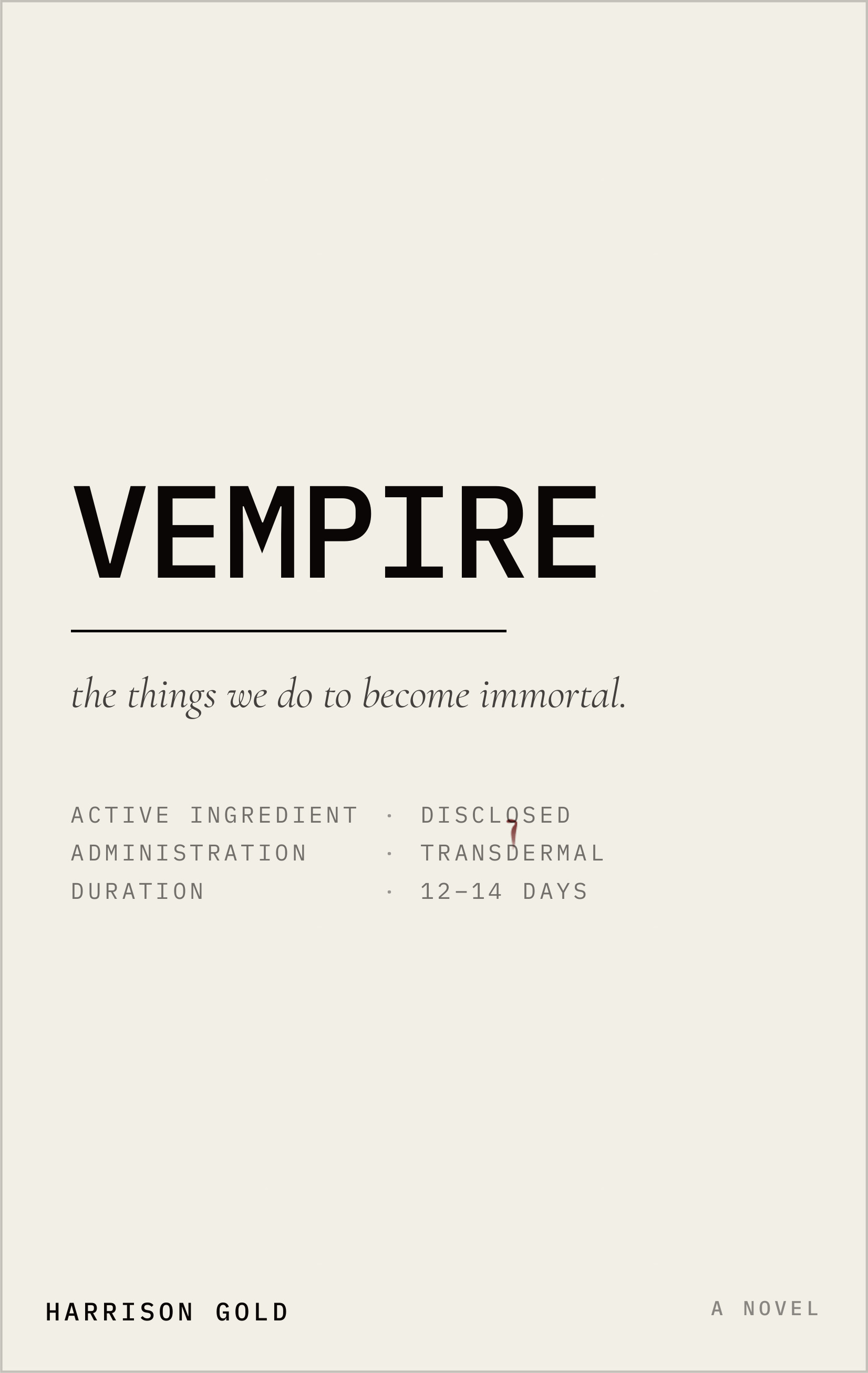 VEMPIRE — cover